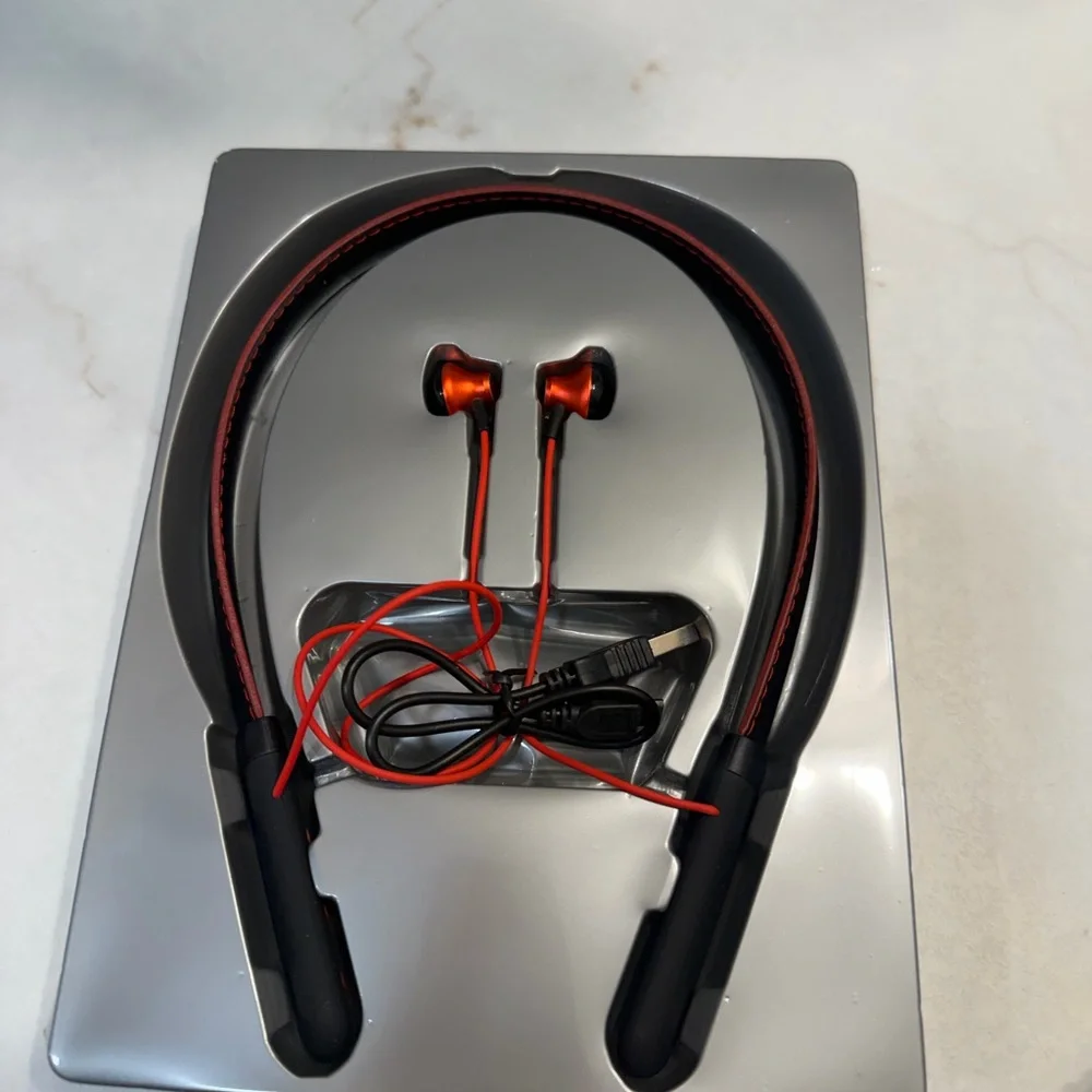 G8 Neckband Sport Earphones -‎ Red and Black